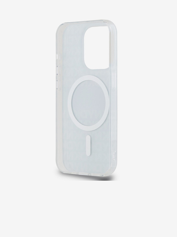 DKNY PC/TPU Ponavljajući uzorak Tonal Stripe Magsafe stražnja maska ​​za iPhone 15 Pro Plava DKNY