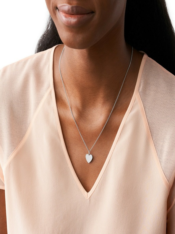 Fossil Ženska čelična ogrlica Fossil