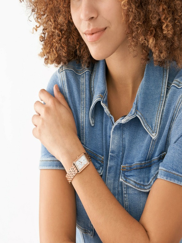 Fossil Ženski četvrtasti sat Fossil RAQUEL