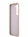 Guess PU 4G Metal Logo Zadní Kryt pro Samsung Galaxy S23 Pink Etui za telefon