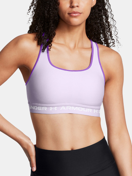 Under Armour Ženski grudnjak Under Armour Crossback Mid Bra-PPL