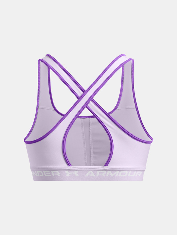 Under Armour Ženski grudnjak Under Armour Crossback Mid Bra-PPL