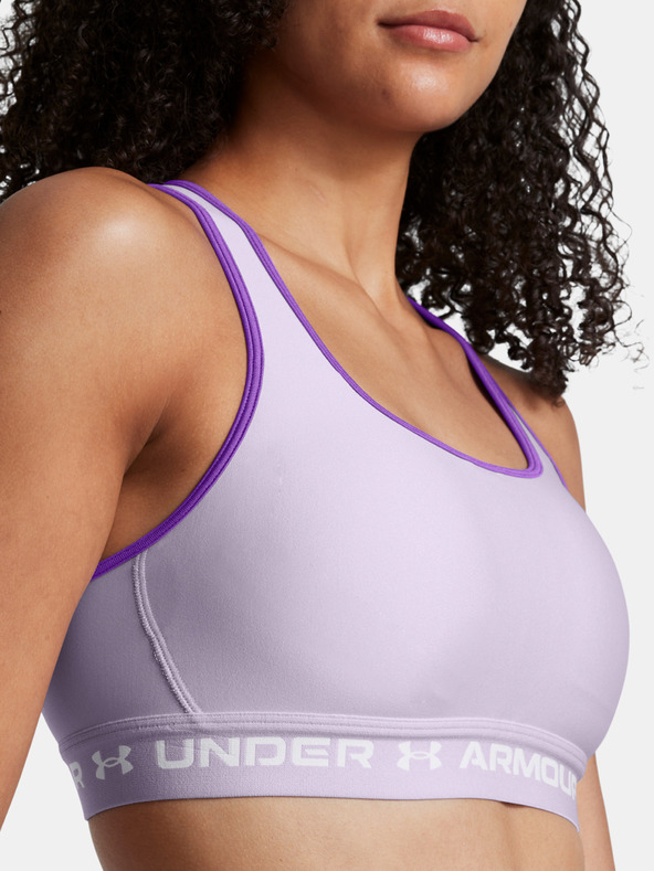 Under Armour Ženski grudnjak Under Armour Crossback Mid Bra-PPL