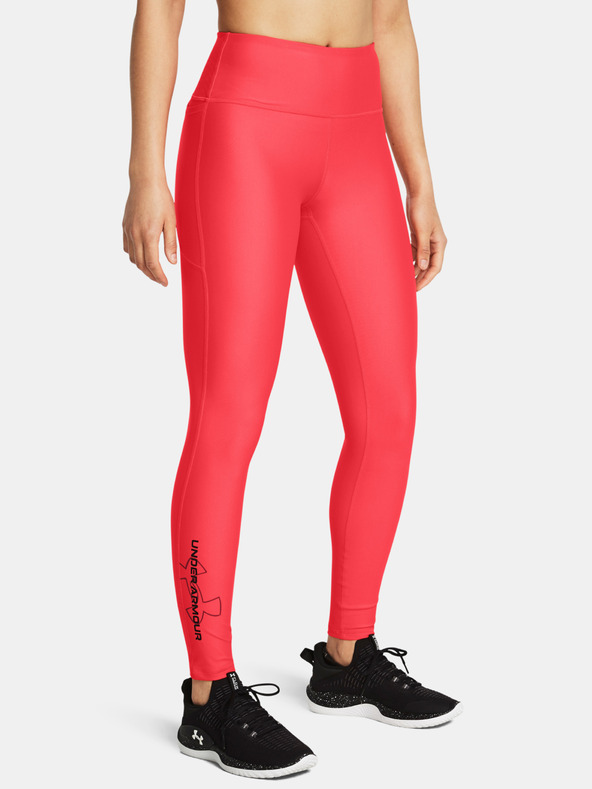 Under Armour Ženske tajice Under Armour Tech Branded Legging-RED