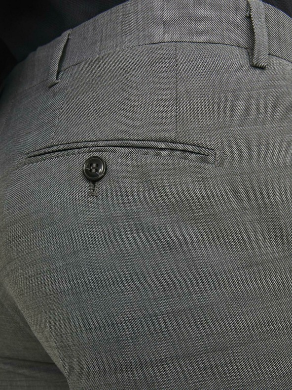 Jack & Jones Jack & Jones Solaris tamno sive muške hlače od mješavine vune