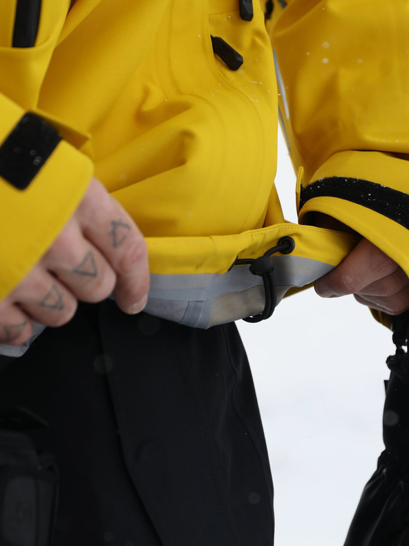 Horsefeathers Terra troslojna jakna - sumpor Horsefeathers