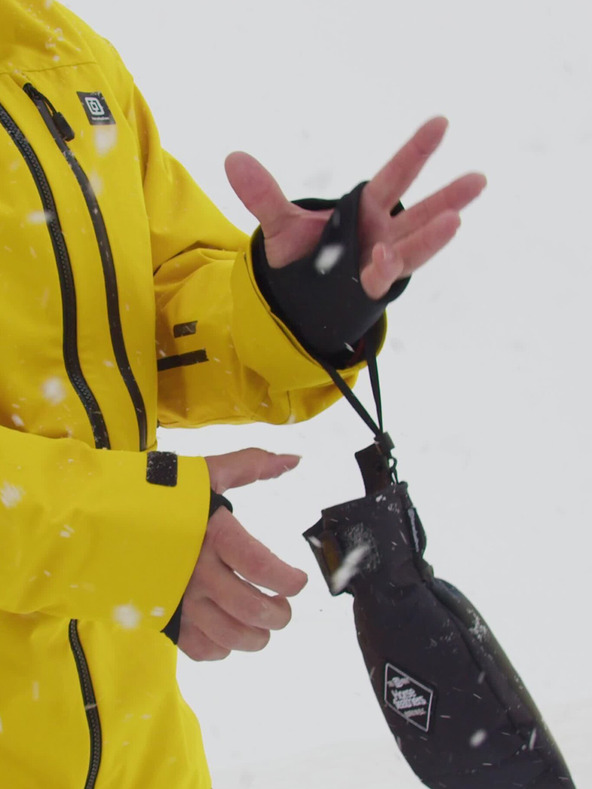 Horsefeathers Terra troslojna jakna - sumpor Horsefeathers