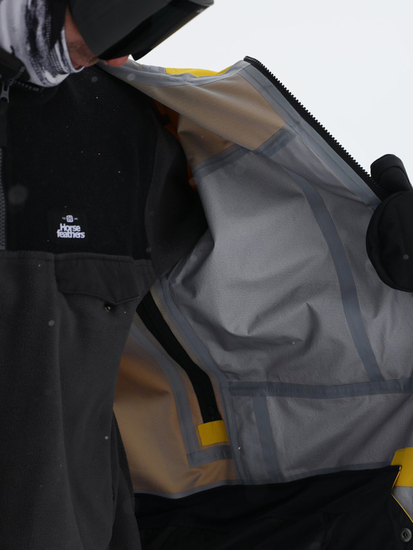 Horsefeathers Terra troslojna jakna - sumpor Horsefeathers