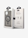 Karl Lagerfeld IML Ikonik MagSafe stražnja maska ​​za iPhone 15 crna Karl Lagerfeld