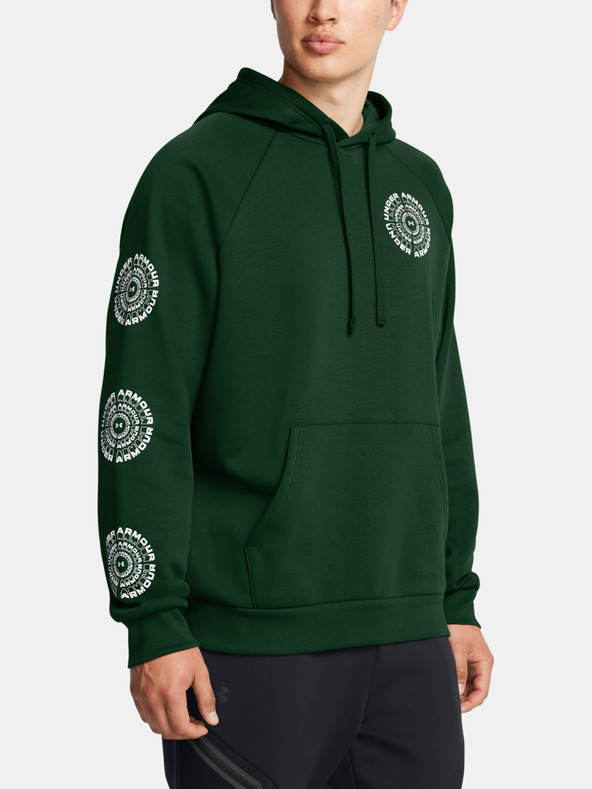 Under Armour Under Armour UA Rival Fleece HBR Logo HD-GRN muška majica s kapuljačom