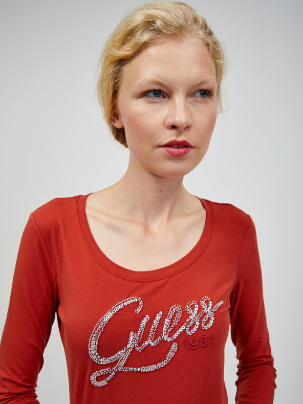 Guess Ženska Brick majica dugih rukava Guess Bryanna