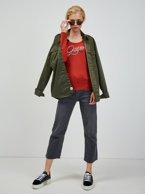 Guess Ženska Brick majica dugih rukava Guess Bryanna