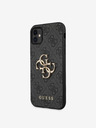 Guess Stražnja maska ​​Guess PU 4G s metalnim logotipom za iPhone 11 siva