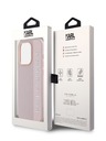 Karl Lagerfeld Karl Lagerfeld PU Saffiano Rhinestone Charm stražnja maska ​​za iPhone 15 Pro Pink
