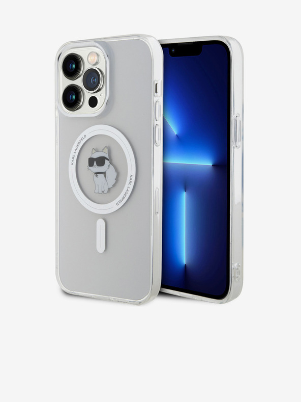 Karl Lagerfeld Karl Lagerfeld IML Choupette MagSafe stražnja maska ​​za iPhone 15 Pro Max prozirna