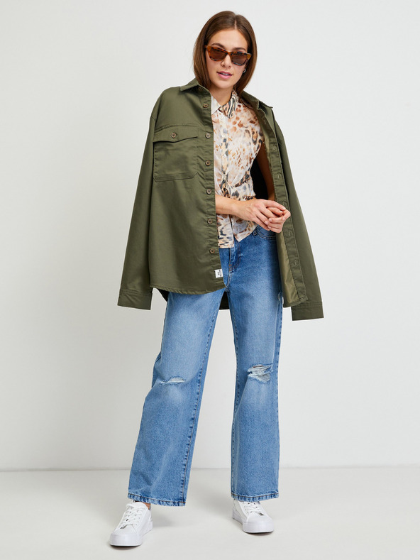 Guess Guess svijetlo smeđa ženska košulja s uzorkom