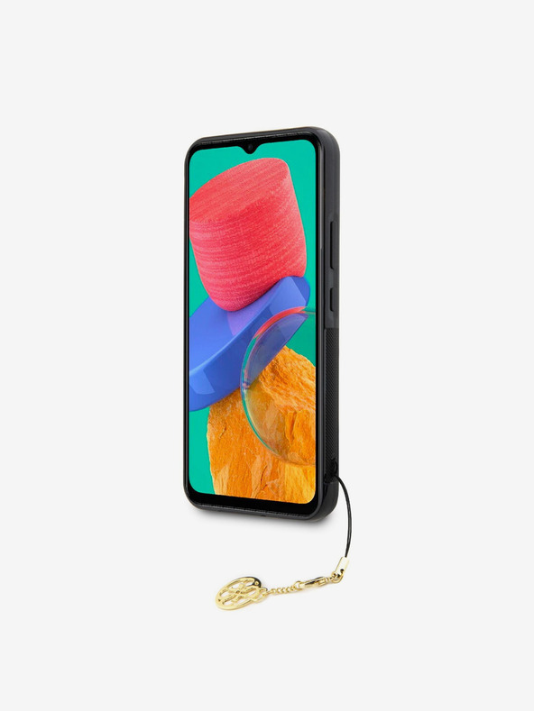 Guess 4G Charm Zadní Kryt pro Samsung Galaxy A34 5G Brown Etui za telefon