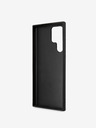 Guess PU 4G Metal Logo Zadní Kryt pro Samsung Galaxy S23 Ultra Grey Etui za telefon