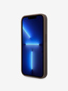 Guess Stražnja maska ​​Guess PU 4G s metalnim logotipom za iPhone 15 Pro smeđa