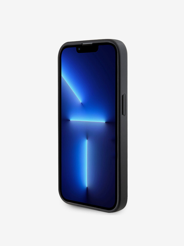 Guess PU Saffiano MagSafe Zadní Kryt pro iPhone 15 Pro Max Black Etui za telefon