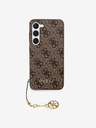 Guess Stražnja maska ​​Guess 4G Charm za Samsung Galaxy S23 smeđa