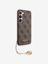 Guess Stražnja maska ​​Guess 4G Charm za Samsung Galaxy S23 smeđa
