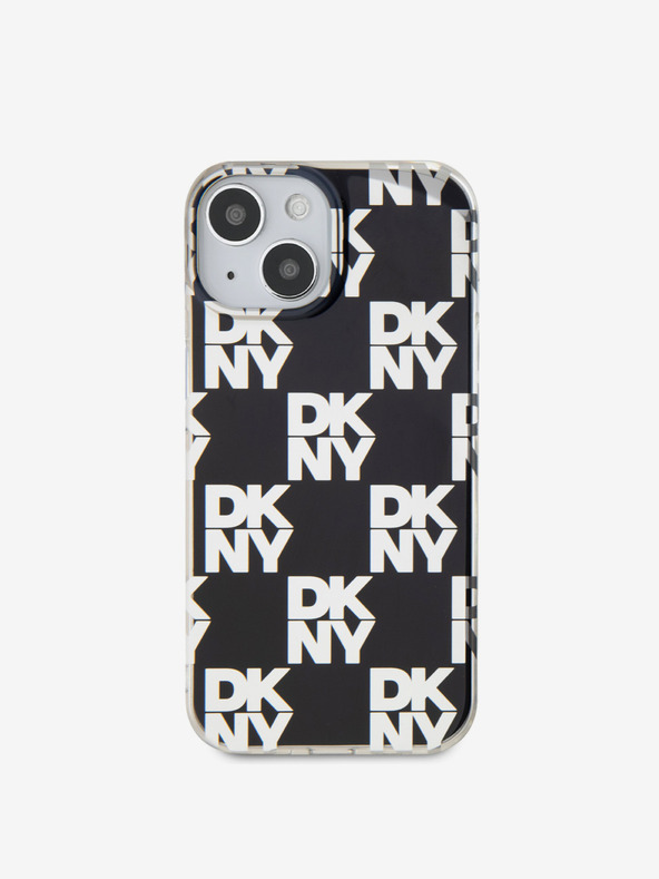 DKNY PC/TPU stražnja maska ​​s kariranim uzorkom za iPhone 15 crna DKNY
