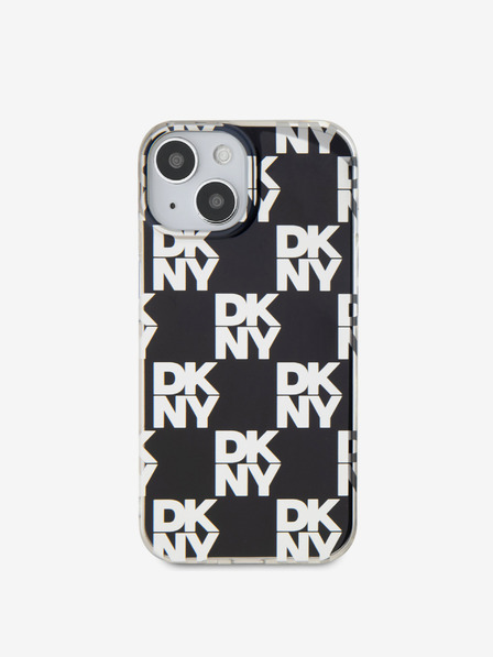 DKNY PC/TPU stražnja maska ​​s kariranim uzorkom za iPhone 15 crna DKNY