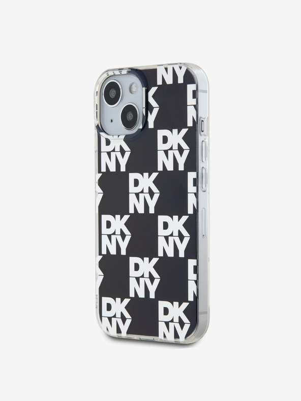 DKNY PC/TPU stražnja maska ​​s kariranim uzorkom za iPhone 15 crna DKNY