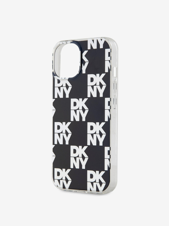 DKNY PC/TPU stražnja maska ​​s kariranim uzorkom za iPhone 15 crna DKNY