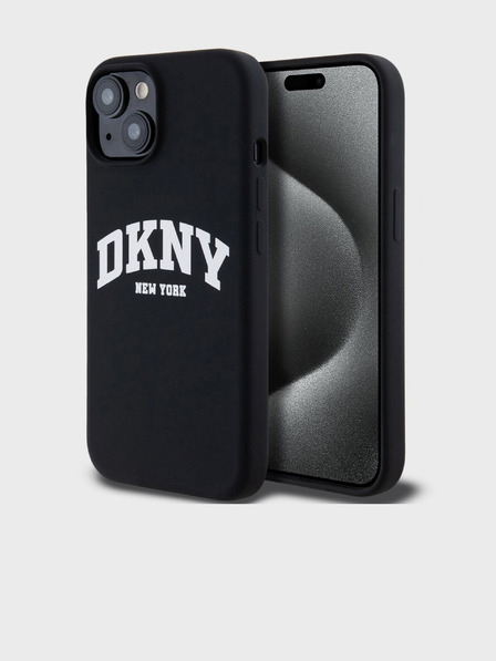 DKNY Liquid Silicone Arch Logo MagSafe stražnja maska ​​za iPhone 11 crna DKNY