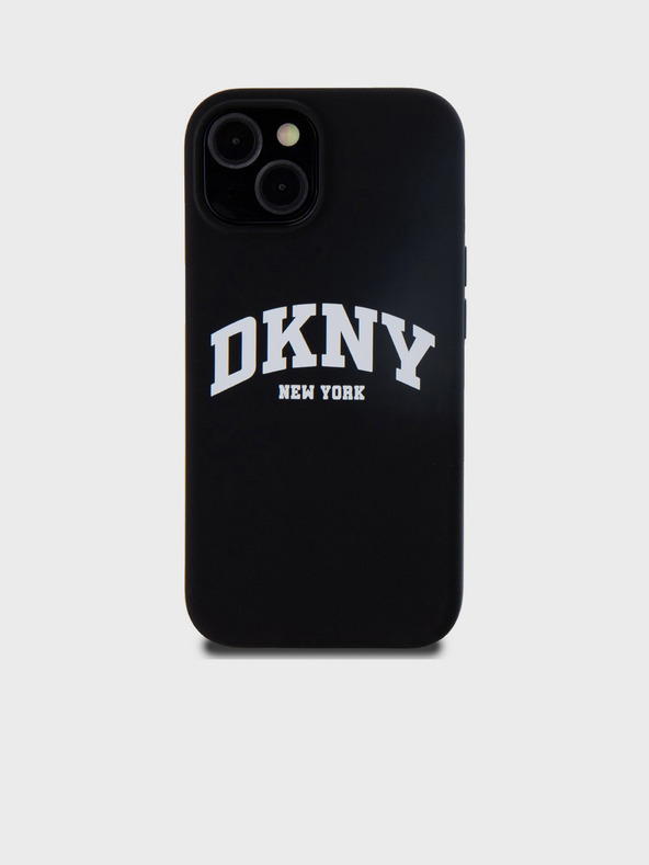 DKNY Liquid Silicone Arch Logo MagSafe stražnja maska ​​za iPhone 11 crna DKNY