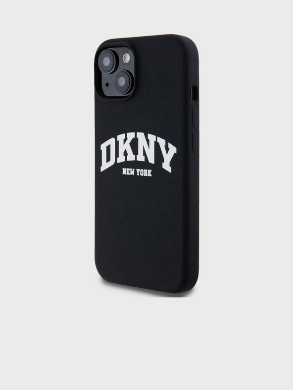 DKNY Liquid Silicone Arch Logo MagSafe stražnja maska ​​za iPhone 11 crna DKNY