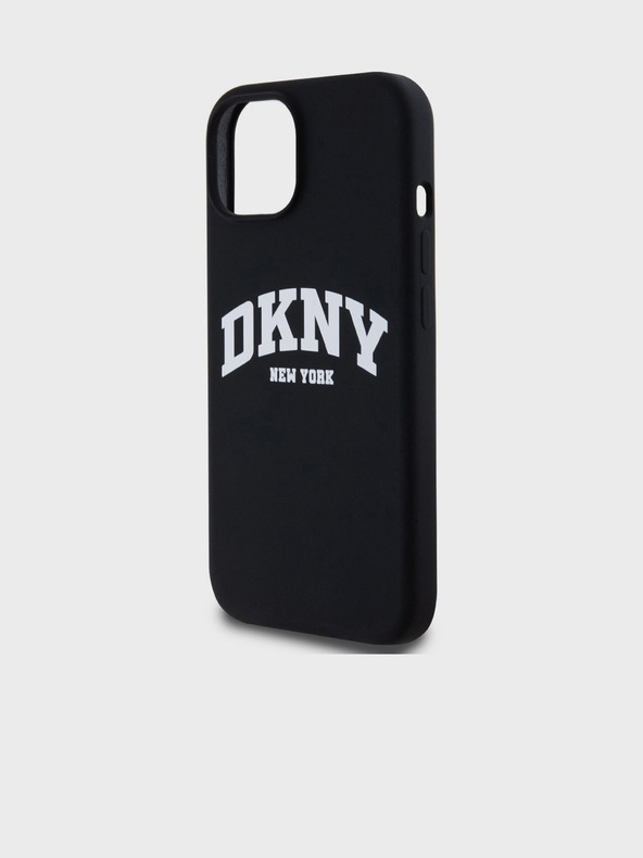 DKNY Liquid Silicone Arch Logo MagSafe stražnja maska ​​za iPhone 11 crna DKNY
