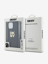 DKNY PU kožna stražnja maska ​​s logotipom narukvice za iPhone 14 Pro Max crna DKNY
