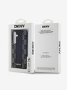 DKNY PU kožna Magsafe stražnja maska ​​s kariranim uzorkom za Samsung Galaxy S24 crna DKNY