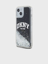 DKNY Stražnja maska ​​s logotipom Liquid Glitter Arch za iPhone 11 crna DKNY