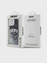 DKNY Stražnja maska ​​s logotipom Liquid Glitter Arch za iPhone 11 crna DKNY