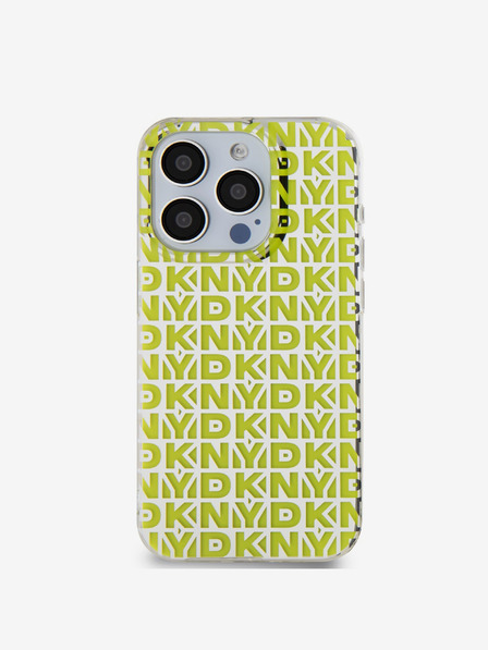 DKNY PC/TPU stražnja maska ​​s uzorkom za iPhone 15 Pro Max žuta DKNY