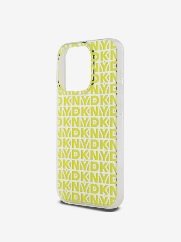 DKNY PC/TPU stražnja maska ​​s uzorkom za iPhone 15 Pro Max žuta DKNY