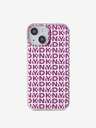 DKNY PC/TPU stražnja maska ​​s uzorkom za iPhone 15, ružičasta DKNY