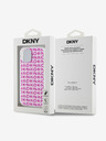 DKNY PC/TPU stražnja maska ​​s uzorkom za iPhone 15, ružičasta DKNY
