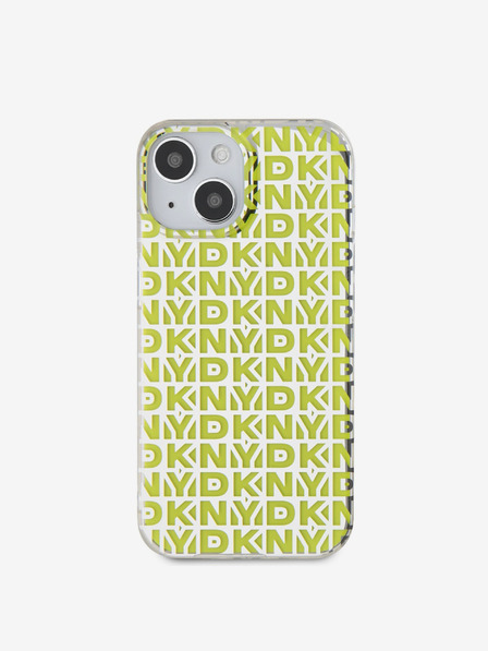 DKNY PC/TPU stražnja maska ​​s uzorkom za iPhone 15 žuta DKNY