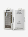 DKNY PU kožna donja traka s ponavljajućim uzorkom MagSafe stražnja maska ​​za iPhone 11 smeđa DKNY