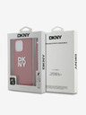 DKNY PU kožna stražnja maska ​​s logotipom i remenčićem za iPhone 15 Pro Max, crvena DKNY