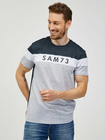 Sam 73 Siva muška majica SAM 73 Kavix
