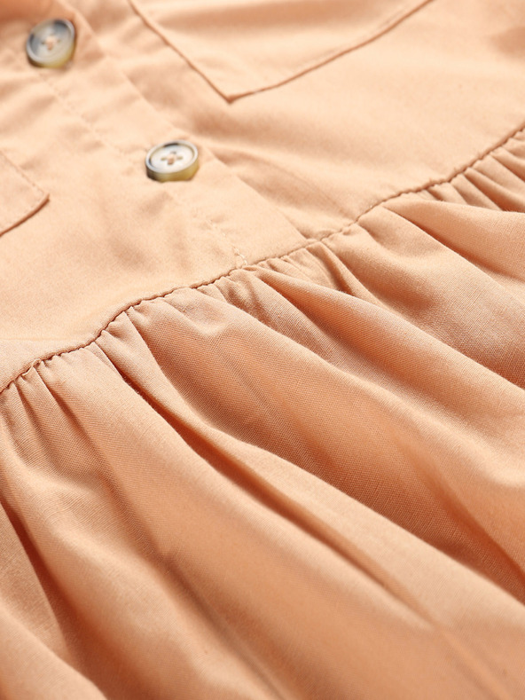 NAX Smeđa djevojačka haljina NAX Erfo