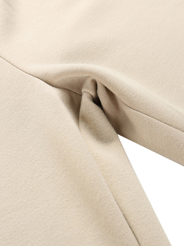 NAX Svijetlo smeđe ženske hlače NAX Lacera