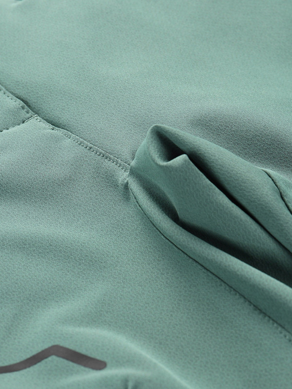 ALPINE PRO Ženske softshell hlače ALPINE PRO RAMELA zelena