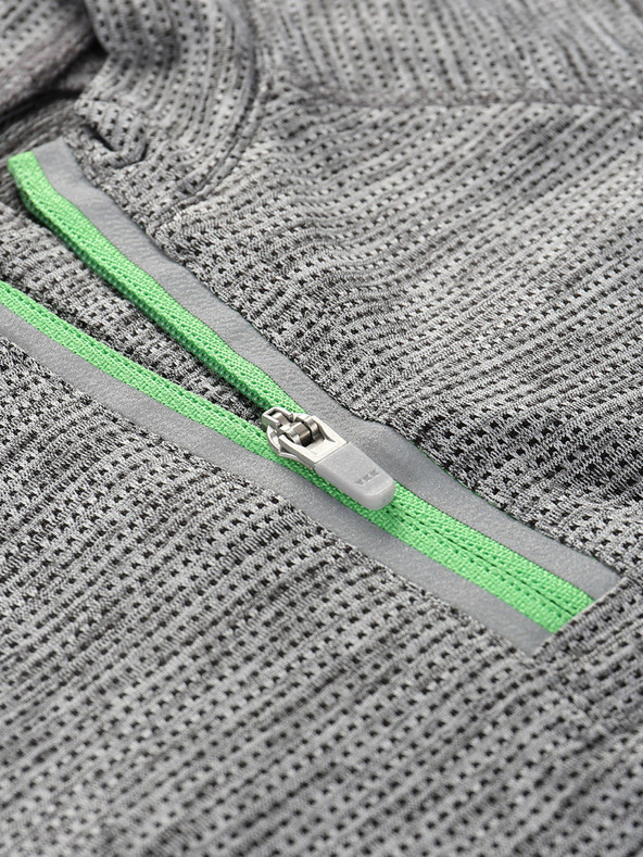 ALPINE PRO Dječja brzosušeća biciklistička majica ALPINE PRO LATTERO siva